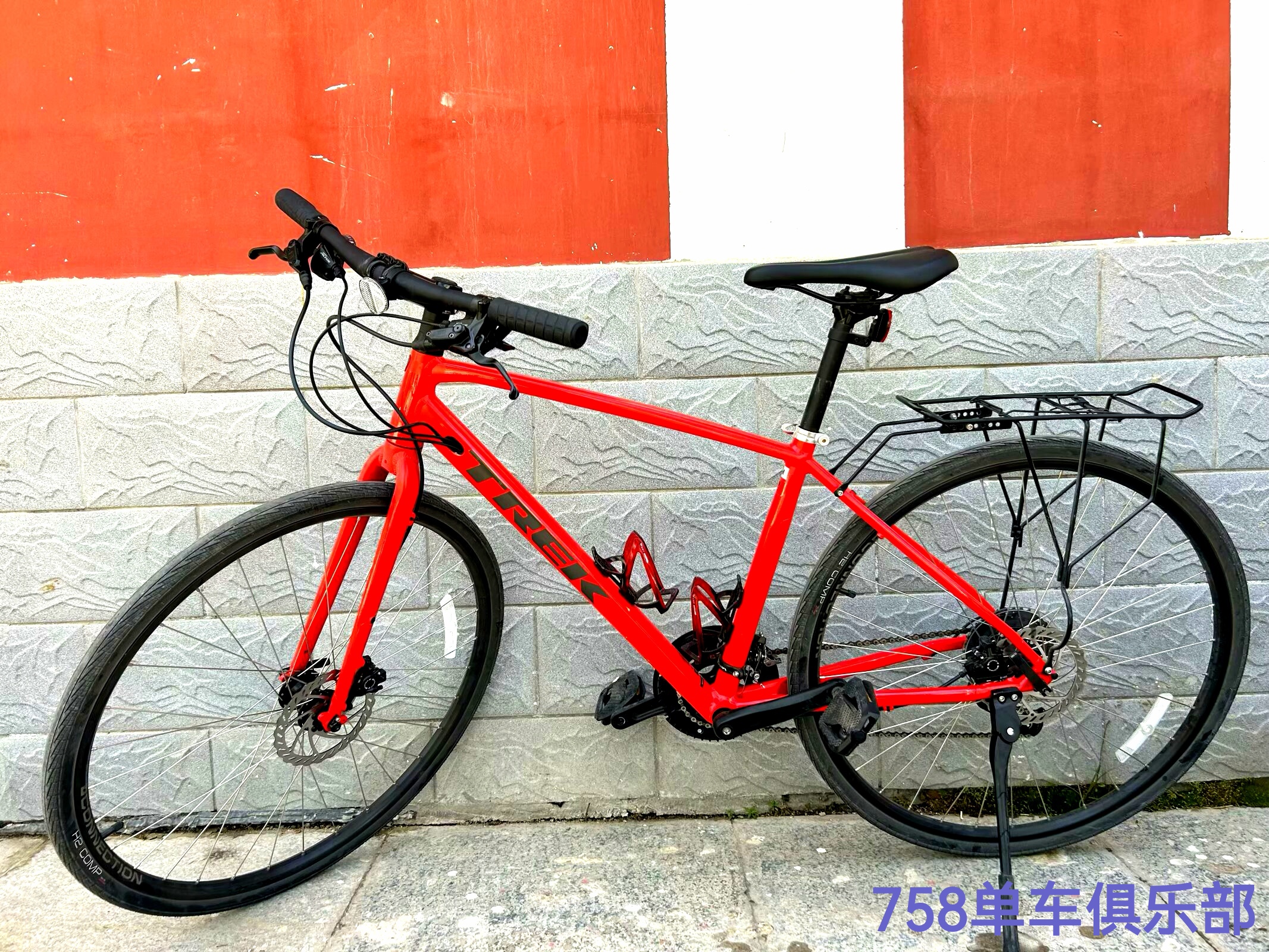 崔克直把公路车-青海湖骑行